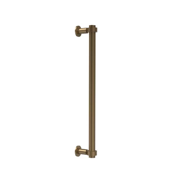 Allied Brass Contemporary 18 in. Back to Back Shower Door Pull in Brushed Bronze