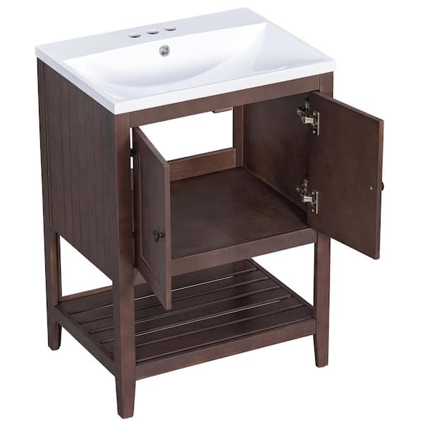 15 Examples Of Bathroom Vanities That Have Open Shelving