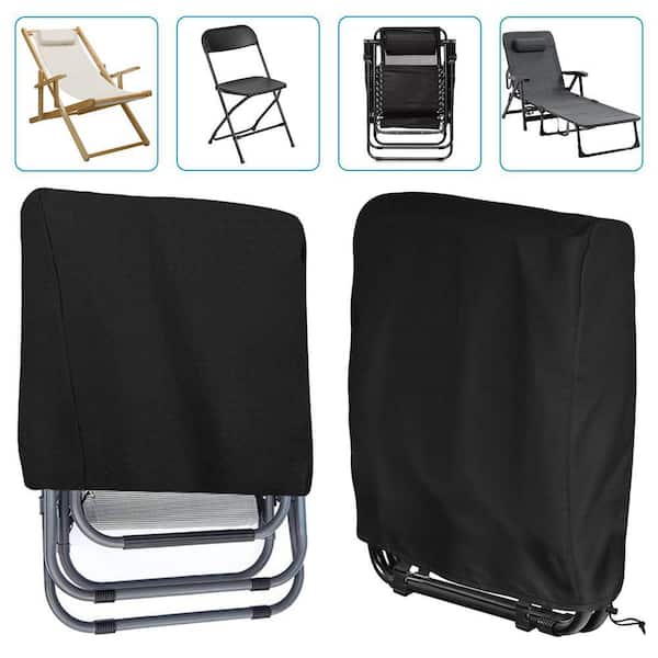 Angel Sar Black Waterproof Outdoor Zero Gravity Folding Chair