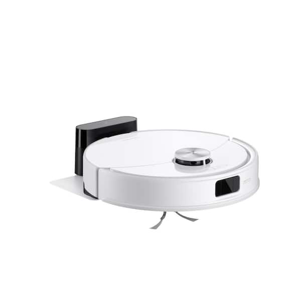 Q10 PF 13. 9In Robotic Vacuum And Mop with Smart Navigation, Bagless, Washable Filter, Multisurface in White