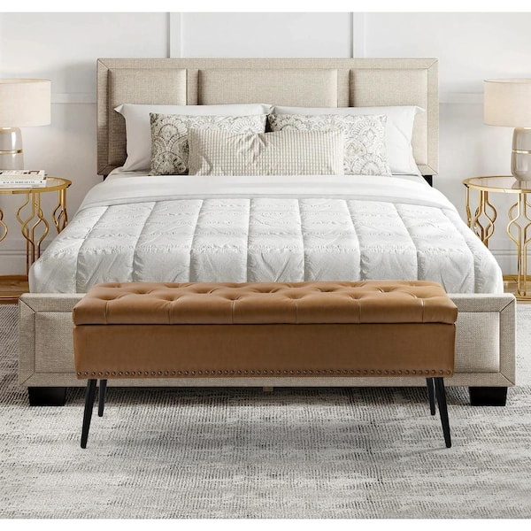 Bedroom bench best sale for king bed