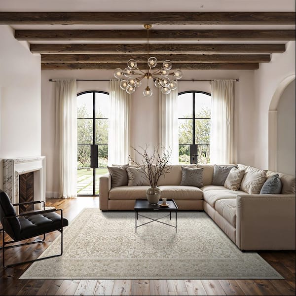 Marina St. Tropez Champagne-Pearl 8 ft. x 11 ft. Area Rug