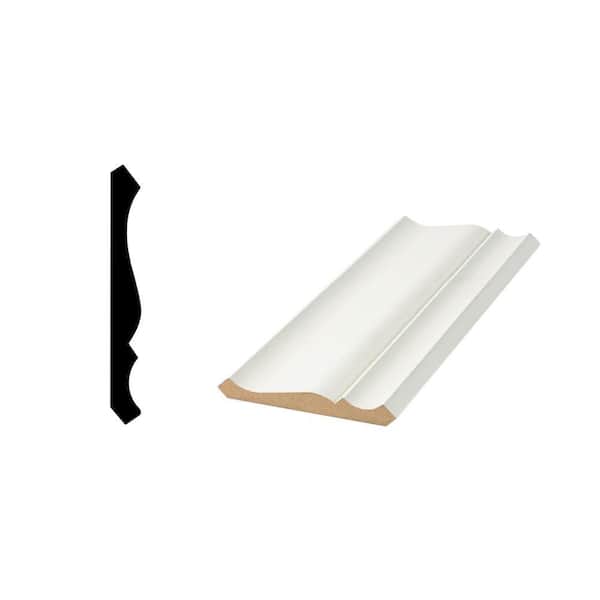 0.591 in. x 4.625 in. Medium Density Fiberboard (MDF) Crown Moulding