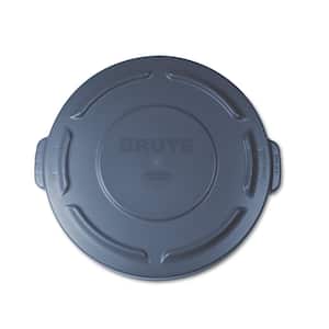 Brute 20 Gal. Gray Round Trash Can Lid