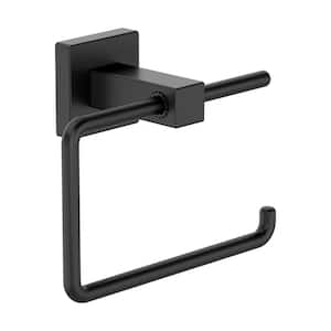 Duro Wall-Mounted Toilet Paper Holder in Matte Black