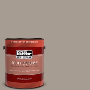 1 gal. #N200-4 Rustic Taupe Extra Durable Flat Interior Paint & Primer