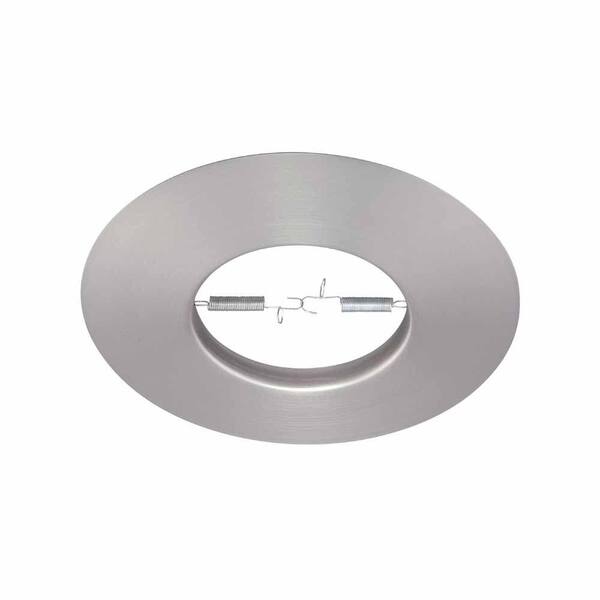 Commercial Electric 6 in. R30 Brushed Nickel Recessed Open Trim