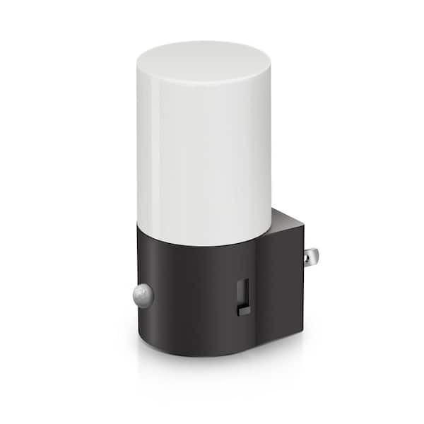 1-Light LED Motion Sensor Night Light Plug in 3000K, Auto On/Off, Suitable for Bedroom, Hallway, Stairwell