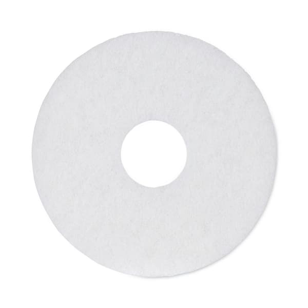 Premiere Pads 12 in. Dia Standard Polishing White Floor Pad (Case of 5)