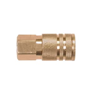 1/4 in. Industrial 6-Ball Brass Coupler with 1/4 in. Female NPT