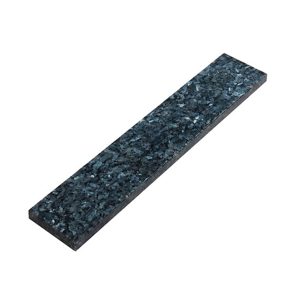 Tile and Top 21 in. W Granite Vanity Sidesplash in Blue Pearl