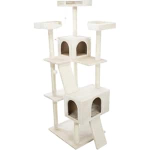 X-Large Cream Celeste Cat Tower