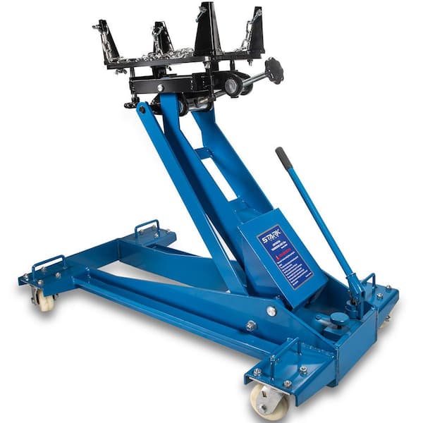 2-Ton 4000 lb. Low-Profile Heavy-Duty Transmission Jack Hydraulic Telescopic with Swivel Lift