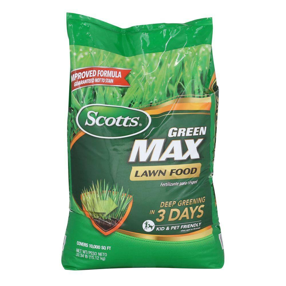 Scotts Green Max 10,000 sq. ft. Dry Southern Lawn Fertilizer 35610 ...