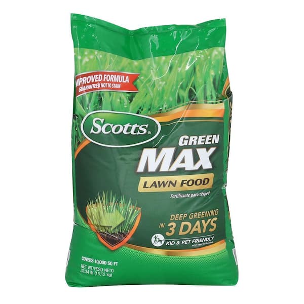 Scotts Green Max 10,000 sq. ft. Dry Southern Lawn Fertilizer 35610 ...