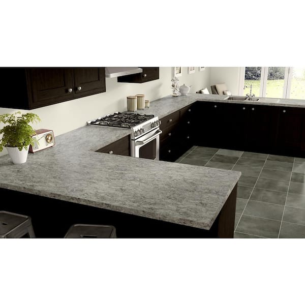 5 ft. x 12 ft. Laminate Sheet in Italian White di Pesco with Premium Antique Finish