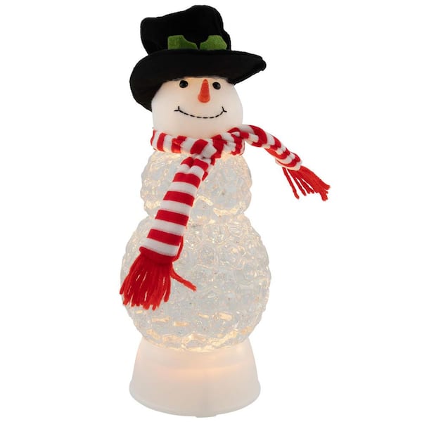 LED Lighted and Musical Snowman Christmas Snow Globe - 12 in.