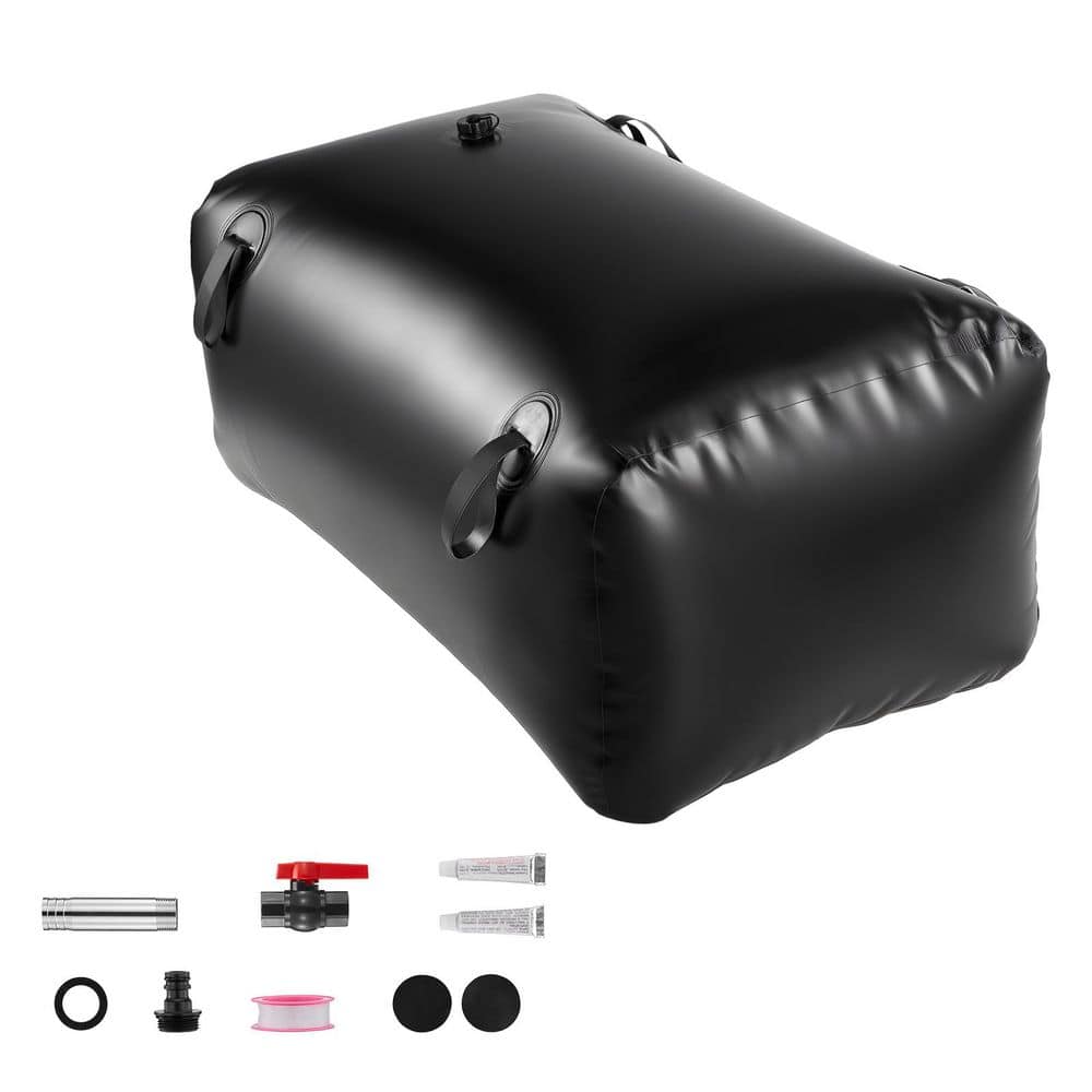 Water Storage Bladder, Wear-Resistant 1000D PVC Soft Waters Bag, Black, 63.4gal. Collapsible Water Storage Bag price history on PriceWatchPro