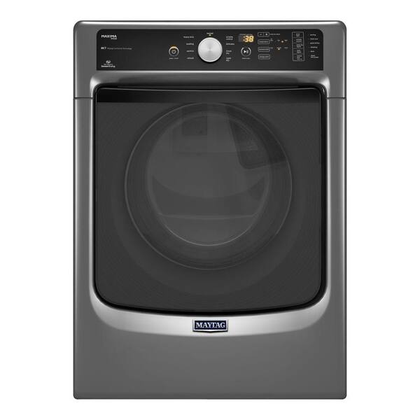 Maytag Maxima 7.3 cu. ft. Gas Dryer with Steam in Metallic Slate