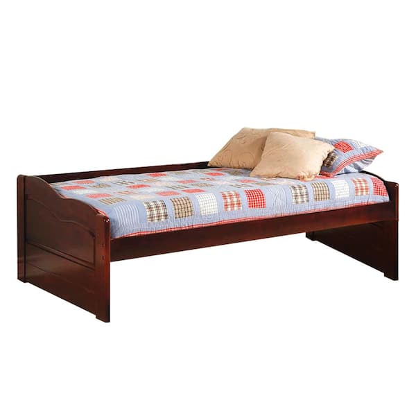 William's Home Furnishing Sunset in Cherry Finish with Trundle Twin Size Daybed