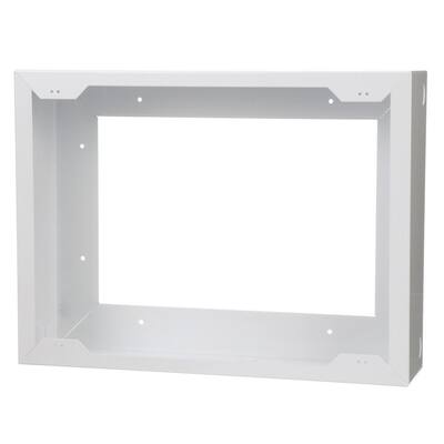 Com-Pak Twin Metal Surface Mount Adapter in White
