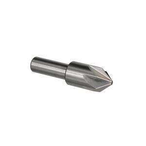 Steam Oxide Finish 1/4 Size 1 Flute Cleveland C46106 High-Speed Steel Countersink 120 Degrees Point 3/16 Shank Diameter Pack of 10