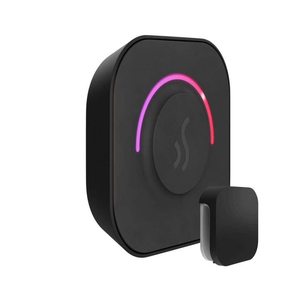 TempoTouch Steam Shower Control and Steamhead in Matte Black