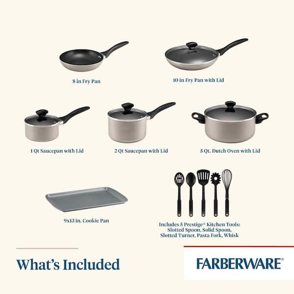  Farberware Restaurant Pro Nonstick Frying Pan / Fry Pan /  Skillet - 8 Inch, Silver : Home & Kitchen