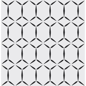 Fusion White Geometric Paper Strippable Roll Wallpaper (Covers 56.4 sq. ft.)
