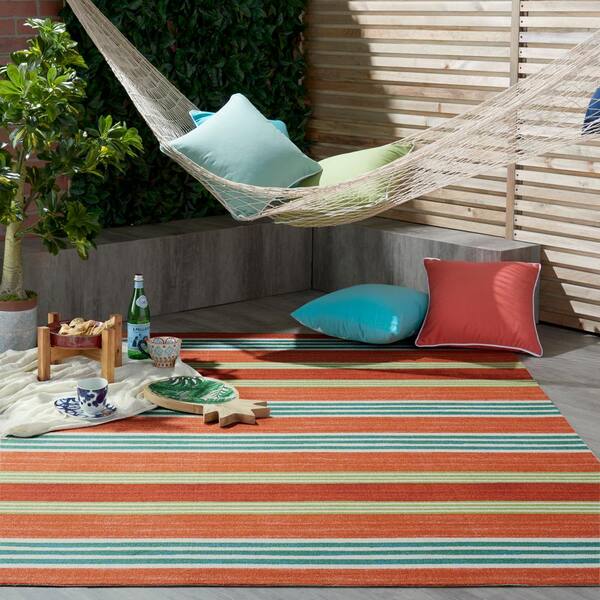 Waverly Sun N' Shade Indoor/Outdoor Poolside 10' x 13' Area Rug