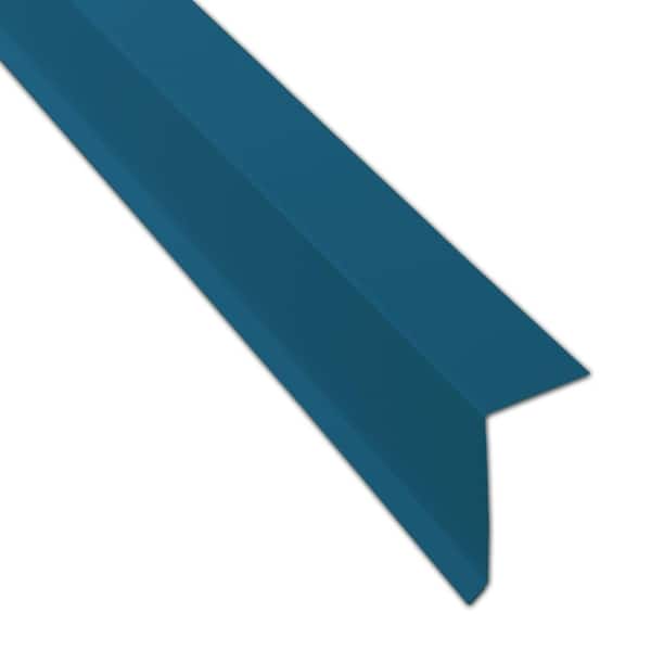 Metal Sales 10 ft. 6 in. Tahoe Blue Steel Eave Trim