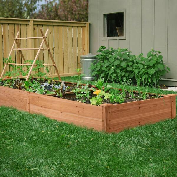 ネイバーフッド　ガーデンベッド Tozey Wood Rectangular Raised Garden Bed Planter Box for
