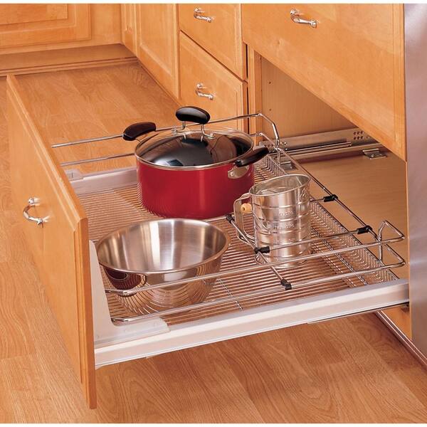 Rev-A-Shelf Premiere X-Large Pull-Out Chrome Basket