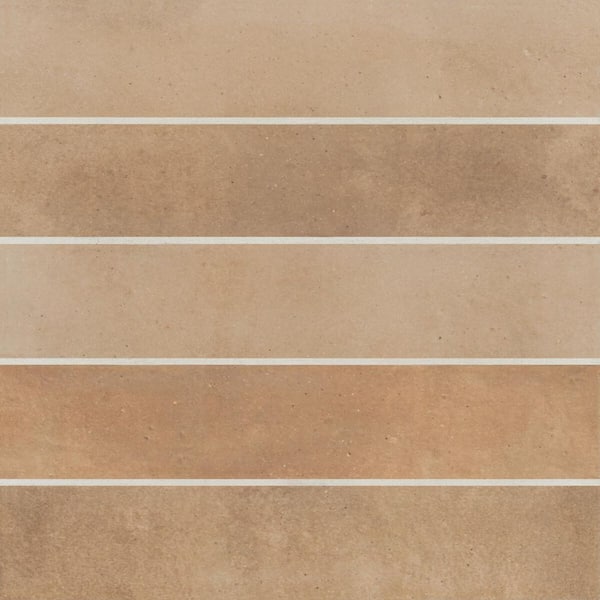 Bedrosians Celine 2.5 in. x 12 in. Matte Cotto Porcelain Subway Tile (5.48 sq. ft. /Case)