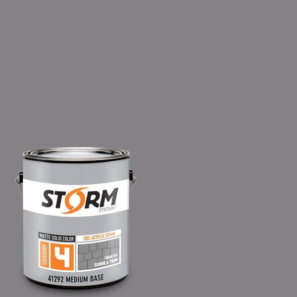 Storm System Category 4 1 gal. Squirrel Tail Matte Exterior Wood Siding 100% Acrylic Latex Stain