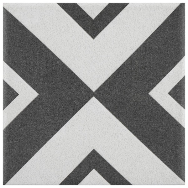Merola Tile Twenties Mini Vertex 3-7/8 in. x 3-7/8 in. Ceramic Floor and Wall Tile (9.72 sq. ft./Case)