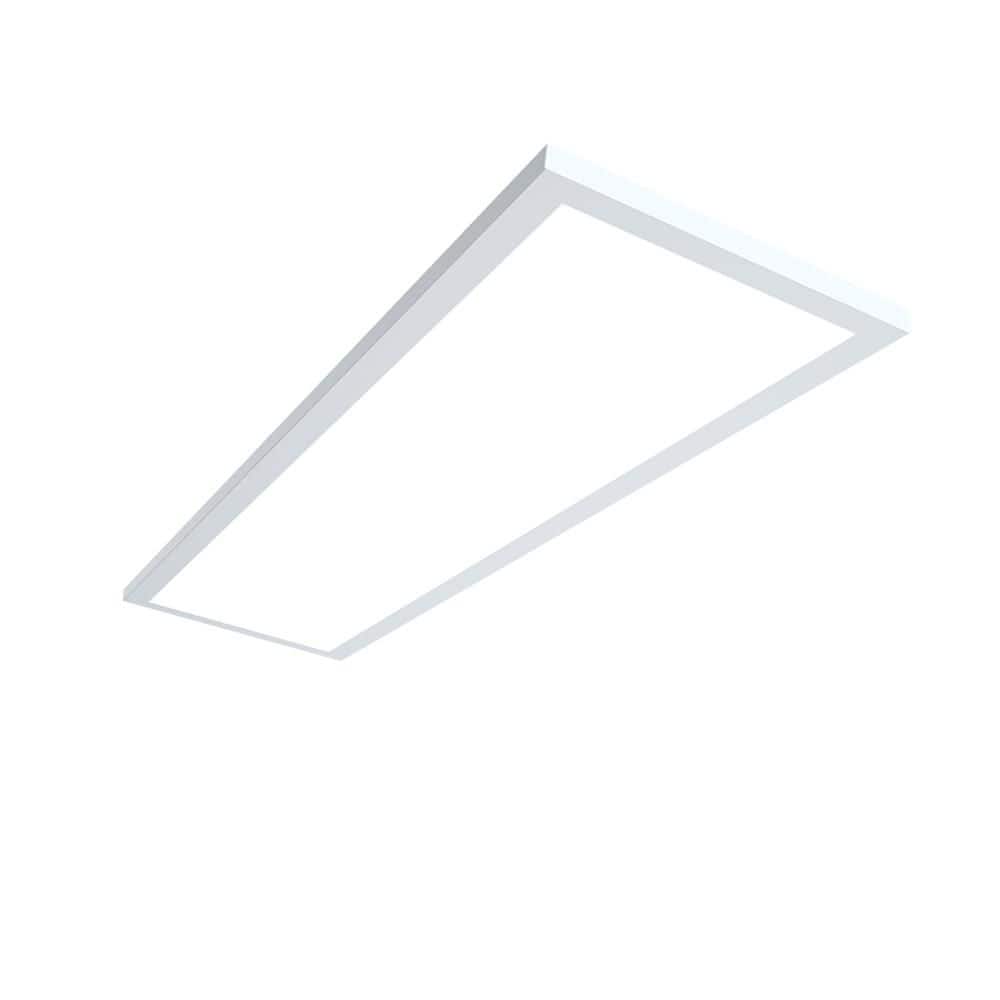 1 ft. x 4 ft. 5500 Lumens Integrated LED Panel Light, Ceiling Flush Mount Fixture TRIAC Dimmable Selectable 5CCT 1-Pack price history on PriceWatchPro