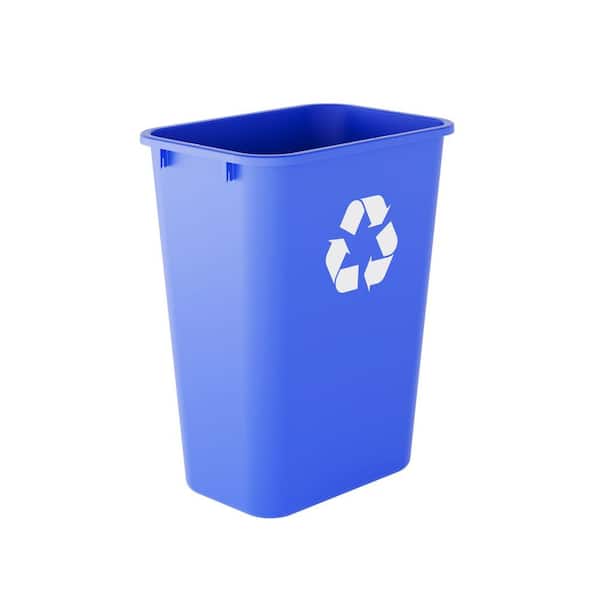 10 Gal. Rectangular Office Recycle Can