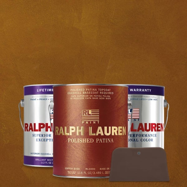 Ralph Lauren 1 gal. Siena Stone Copper Polished Patina Interior Specialty Paint Kit
