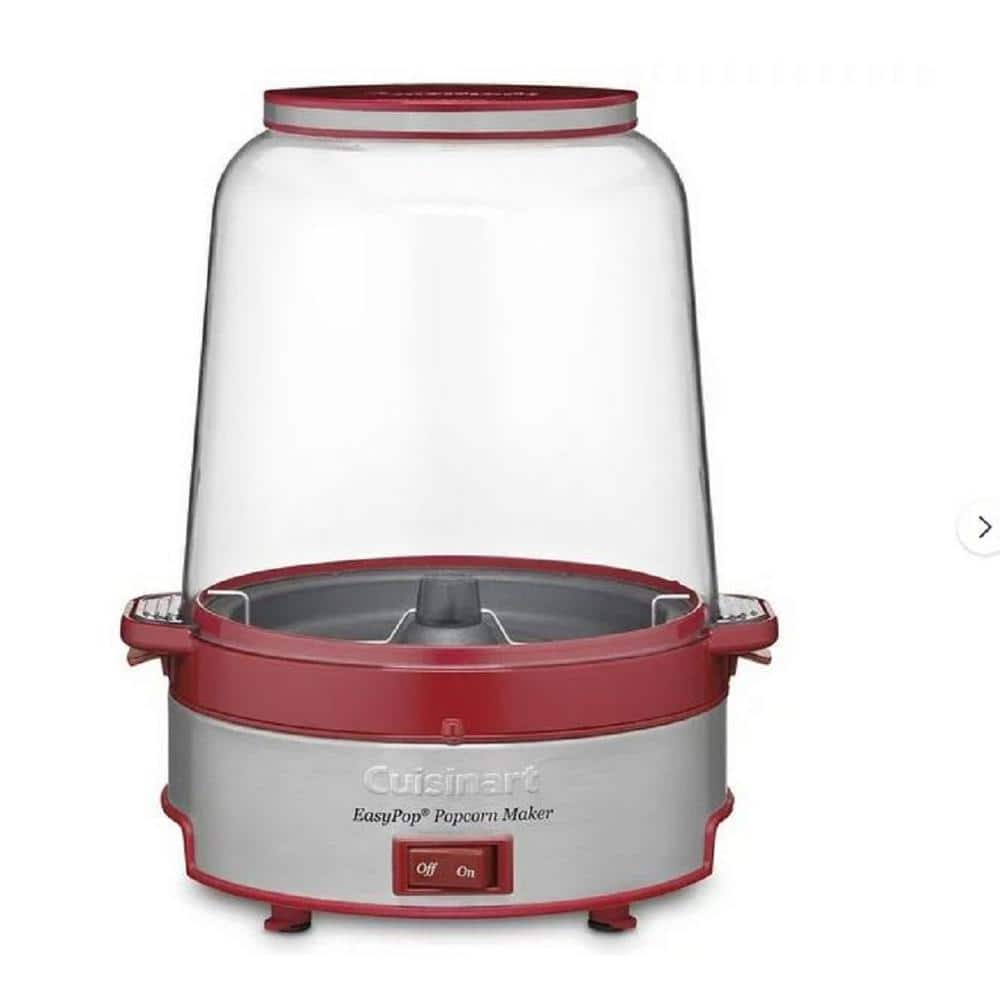 4 qt. plastic Countertop Non-Slip Popcorn Popper with Aluminum Cooking Plat