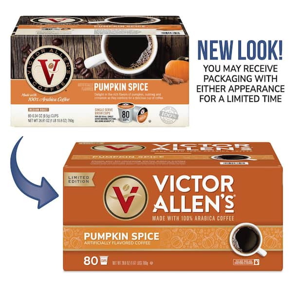 Pumpkin Spice, Medium Roast, Single Serve Coffee Pods for Keurig K-Cup –  Victor Allen