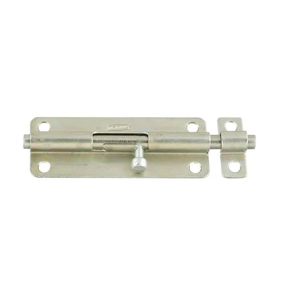 National Hardware 5 in. Barrel Bolt in Zinc Plate