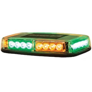 LED Rectangular Amber/Green Mini Lightbar
