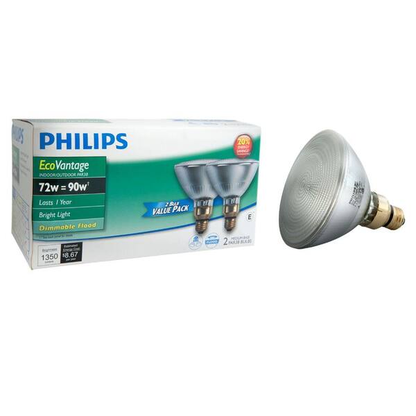 Philips  90PAR/38/SP10 120V Halogen Par Lamp 90W Spot   NEW 