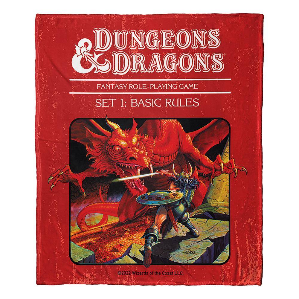 Dungeons & Dragons Red Silk Touch Throw Blanket 50" x 60"
