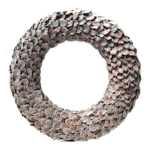 Ashford Meadows 22 in. Artificial Pinecone Wreath