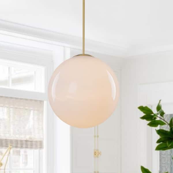 【Crisbase】ペンダントライトsymphony Y'INSP 15.7 in. 1-Light Brass Mid-Century Modern Hanging Pendant