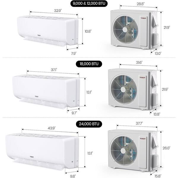 Reviews for Tosot 12K BTU 19 SEER2 Ductless Inverter Mini