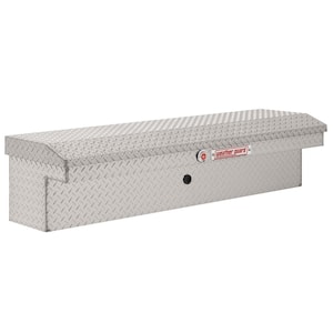 56 in. Diamond Plate Aluminum Low Profile Long Lo-Side Truck Tool Box