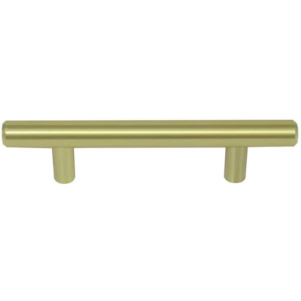 Laurey Melrose 8 in. Center-to-Center Satin Brass Bar Pull Cabinet Pull